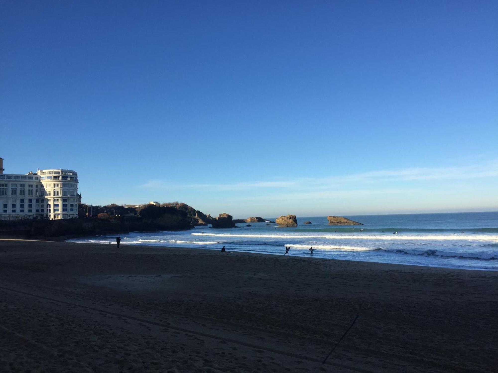 Studio Victoria Centre Grande Plage And Pool 비아히쯔 외부 사진