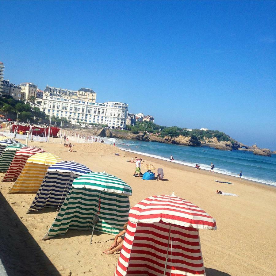 Studio Victoria Centre Grande Plage And Pool 비아히쯔 외부 사진